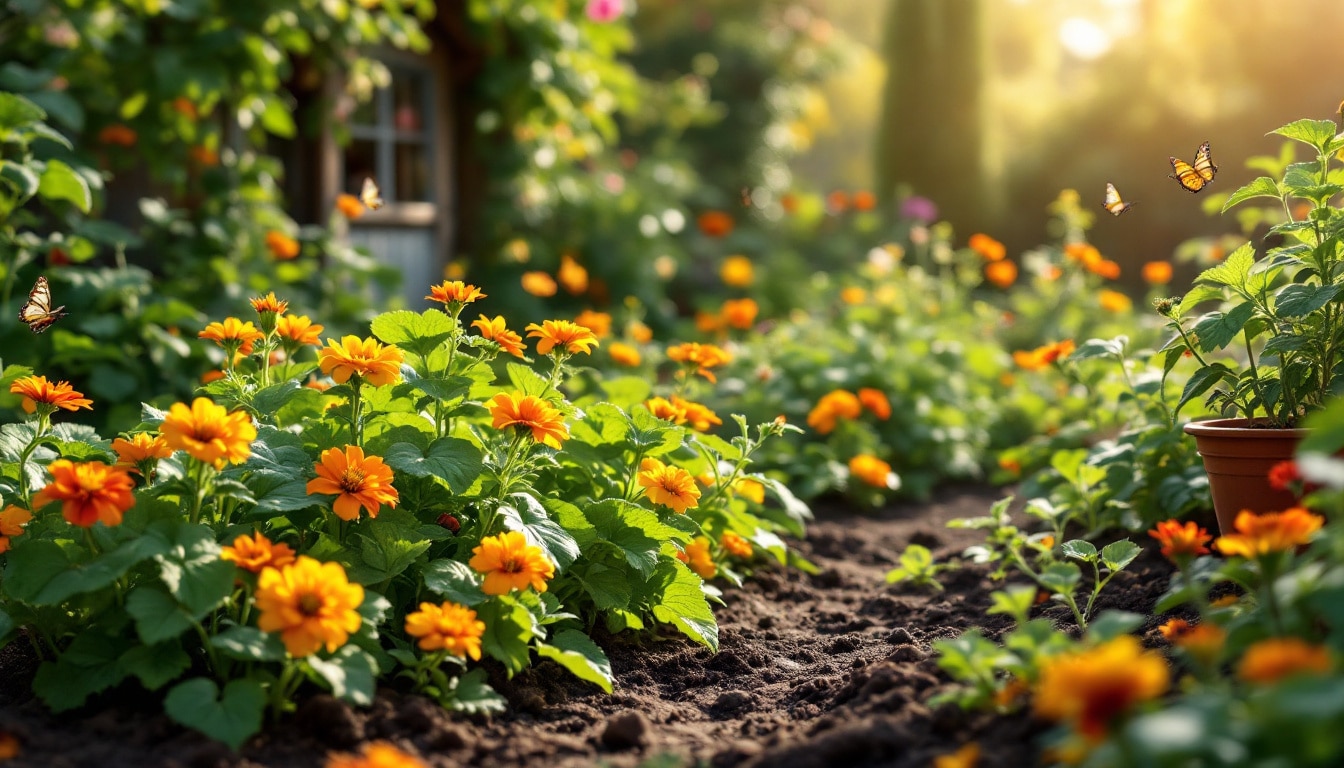 découvrez pourquoi les capucines sont un excellent choix pour enrichir votre potager avec meilland richardier. apprenez leurs bienfaits, leur facilité de culture et comment elles peuvent attirer les pollinisateurs tout en ajoutant une touche de couleur à votre jardin.